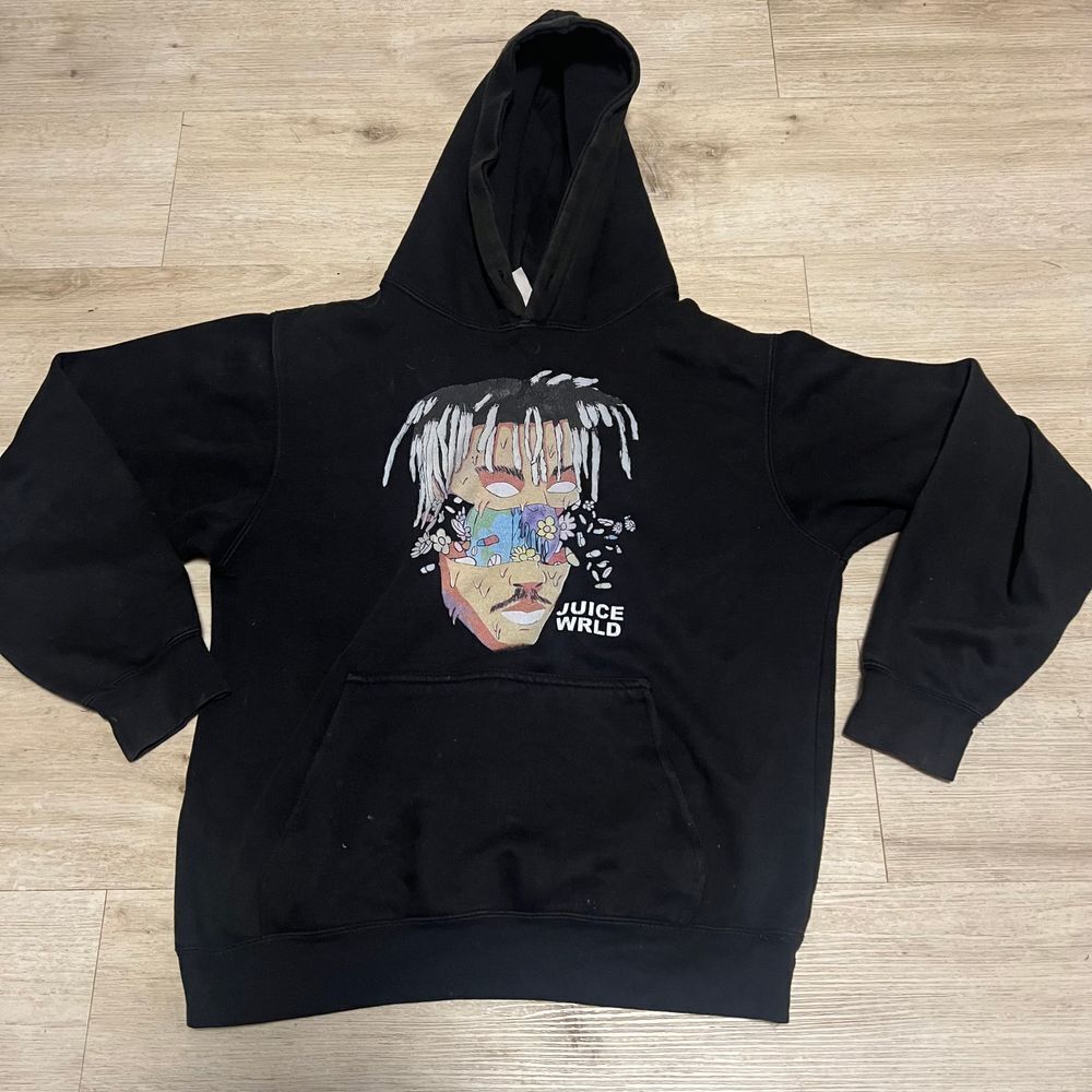 Juice Wrld Black Pullover Hoodie Size Small Rare Rap Hip Hop‎ Trap Punk